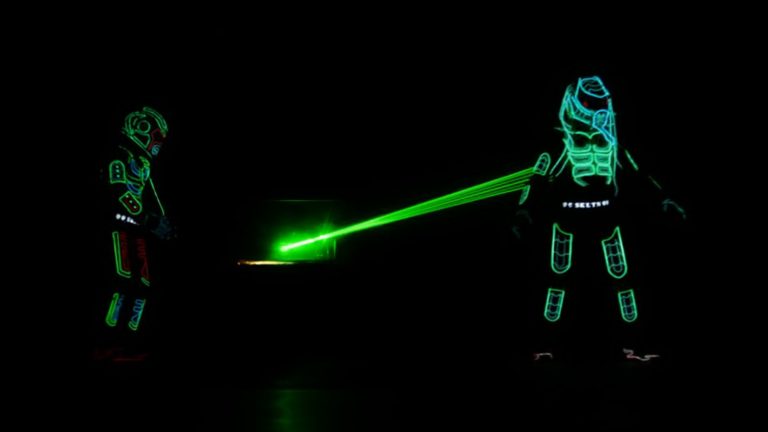 laser man show